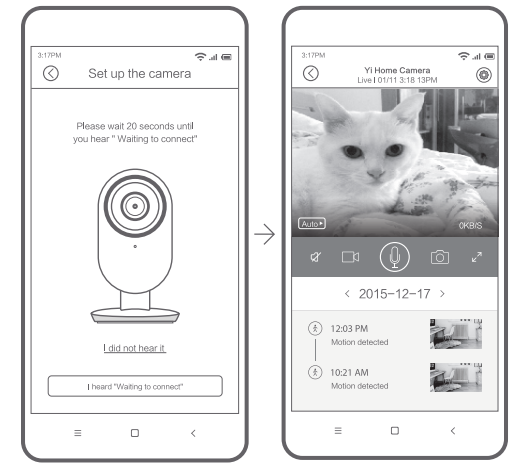 yi home camera app android